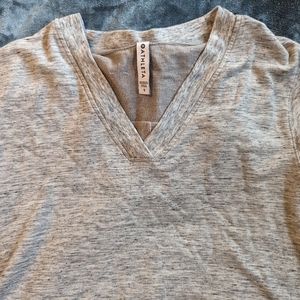 Athleta Sweatshirt V Neck Crop Top